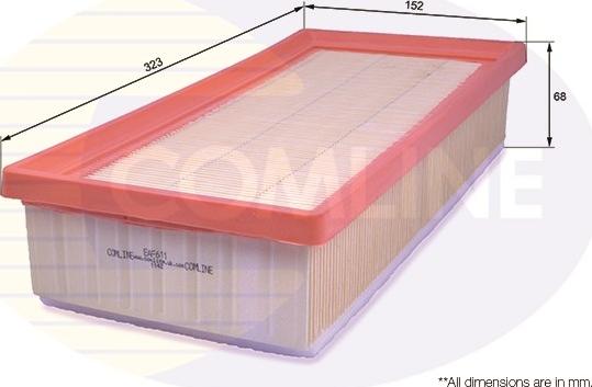 Comline EAF611 - Filtru aer aaoparts.ro