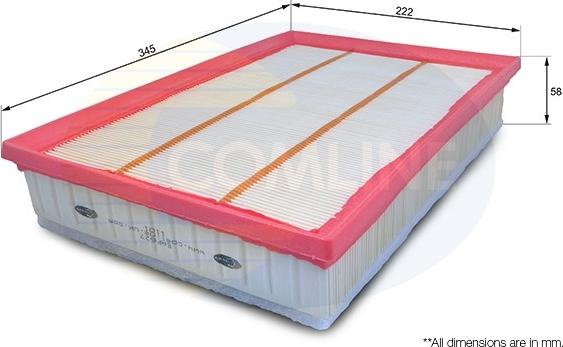 Comline EAF627 - Filtru aer aaoparts.ro