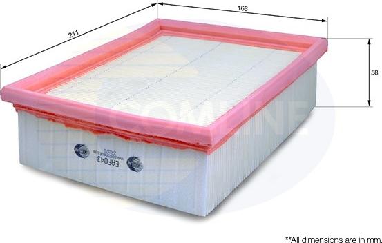 Comline EAF043 - Filtru aer aaoparts.ro