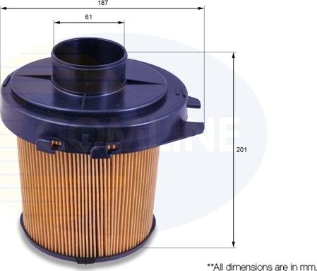 Comline EAF019 - Filtru aer aaoparts.ro