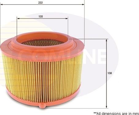 Comline EAF843 - Filtru aer aaoparts.ro