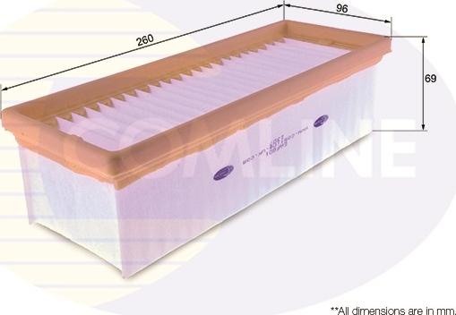 Comline EAF801 - Filtru aer aaoparts.ro