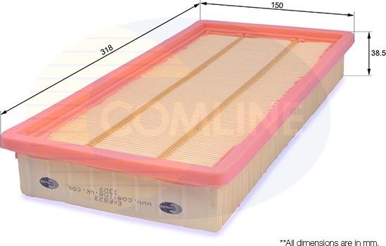 Comline EAF823 - Filtru aer aaoparts.ro