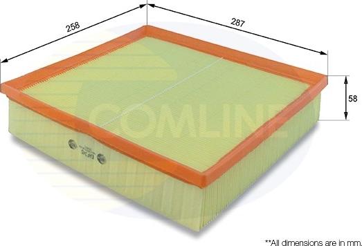 Comline EAF345 - Filtru aer aaoparts.ro