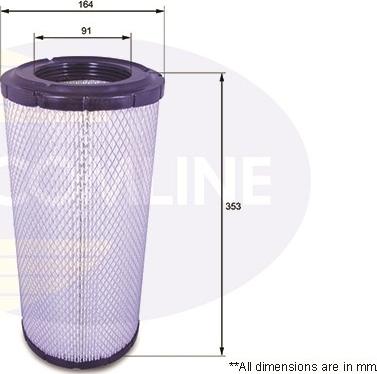 Comline EAF749 - Filtru aer aaoparts.ro