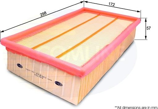 Comline EAF750 - Filtru aer aaoparts.ro