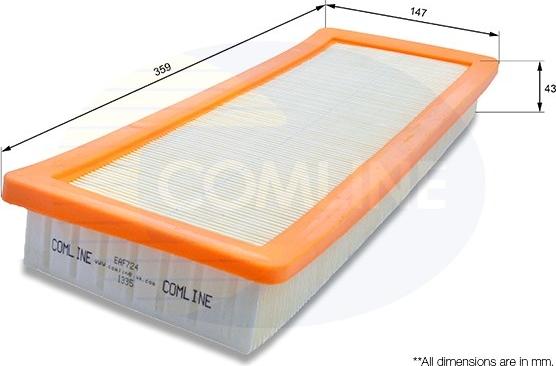Comline EAF724 - Filtru aer aaoparts.ro