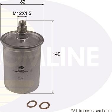 Comline EFF058 - Filtru combustibil aaoparts.ro