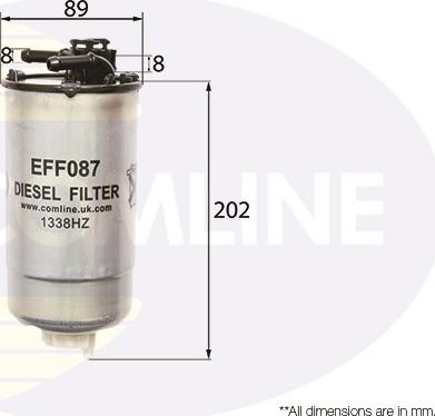 Comline EFF087 - Filtru combustibil aaoparts.ro