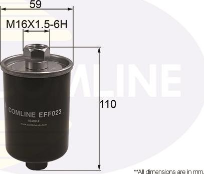 Comline EFF023 - Filtru combustibil aaoparts.ro