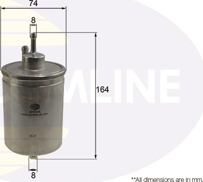 Comline EFF070 - Filtru combustibil aaoparts.ro