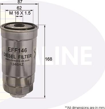 Comline EFF146 - Filtru combustibil aaoparts.ro