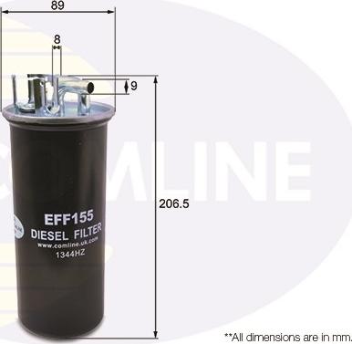 Comline EFF155 - Filtru combustibil aaoparts.ro