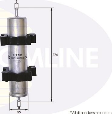 Comline EFF135 - Filtru combustibil aaoparts.ro