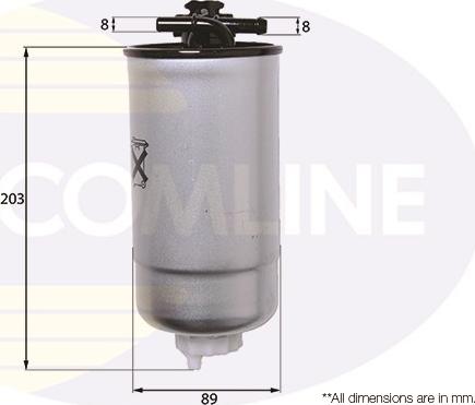 Comline EFF130 - Filtru combustibil aaoparts.ro