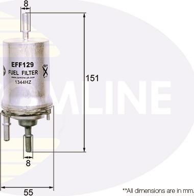 Comline EFF129 - Filtru combustibil aaoparts.ro