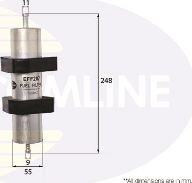 Comline EFF207 - Filtru combustibil aaoparts.ro