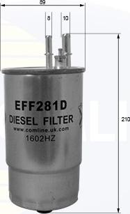 Comline EFF281D - Filtru combustibil aaoparts.ro