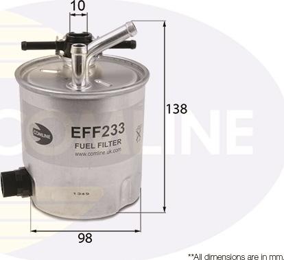 Comline EFF233 - Filtru combustibil aaoparts.ro