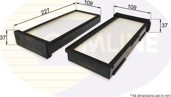 Comline EKF195 - Filtru, aer habitaclu aaoparts.ro