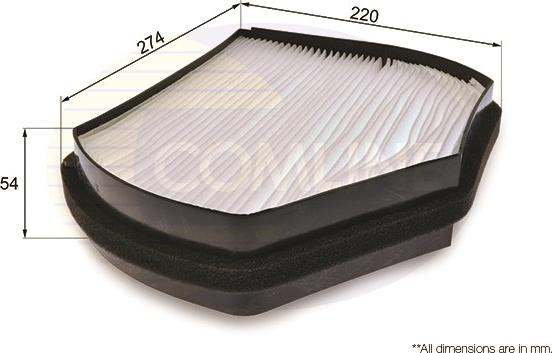 Comline EKF197 - Filtru, aer habitaclu aaoparts.ro