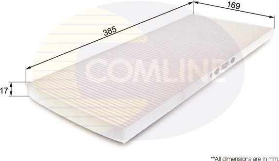 Comline EKF168 - Filtru, aer habitaclu aaoparts.ro