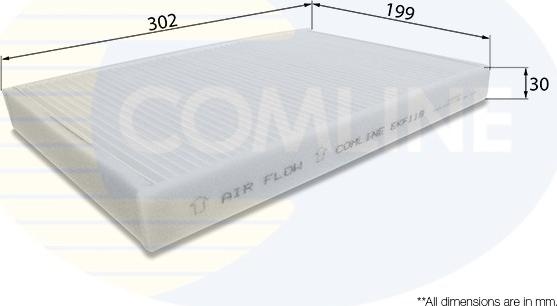 Comline EKF119 - Filtru, aer habitaclu aaoparts.ro