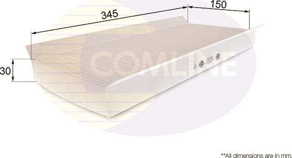 Comline EKF114 - Filtru, aer habitaclu aaoparts.ro