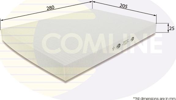 Comline EKF112 - Filtru, aer habitaclu aaoparts.ro