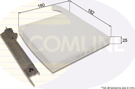 Comline EKF183 - Filtru, aer habitaclu aaoparts.ro