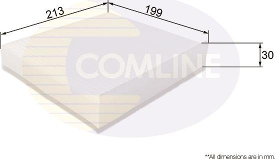 Comline EKF173 - Filtru, aer habitaclu aaoparts.ro