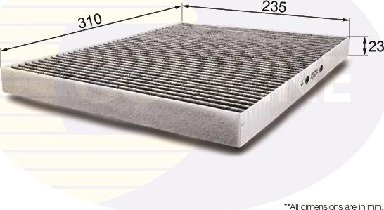 Comline EKF291A - Filtru, aer habitaclu aaoparts.ro