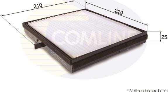 Comline EKF256 - Filtru, aer habitaclu aaoparts.ro