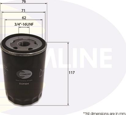 Comline EOF004 - Filtru ulei aaoparts.ro