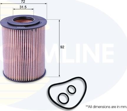 Comline EOF010 - Filtru ulei aaoparts.ro