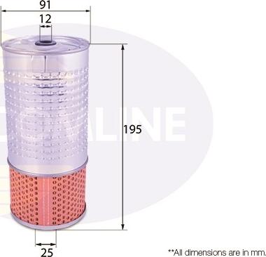 Comline EOF129 - Filtru ulei aaoparts.ro