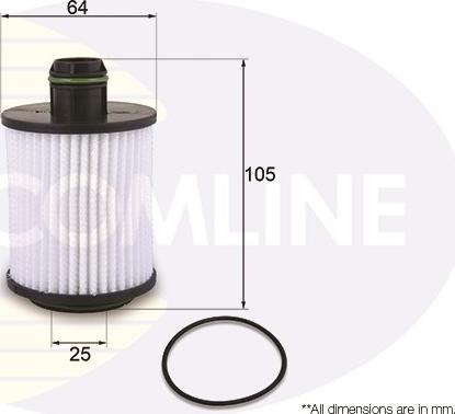 Comline EOF238 - Filtru ulei aaoparts.ro