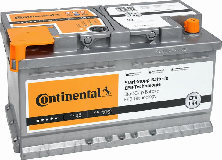 CONTINENTAL 2800012005280 - Baterie de pornire aaoparts.ro