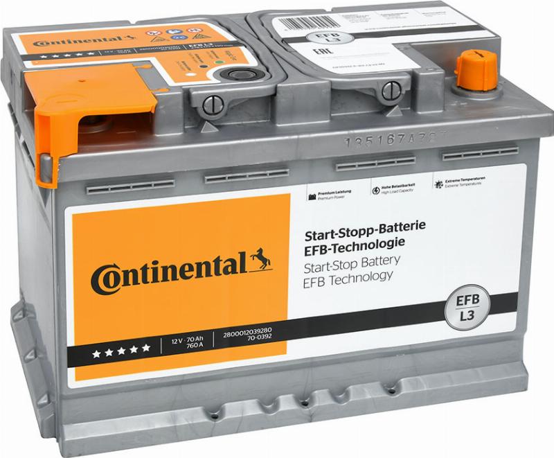 CONTINENTAL 2800012039280 - Baterie de pornire aaoparts.ro