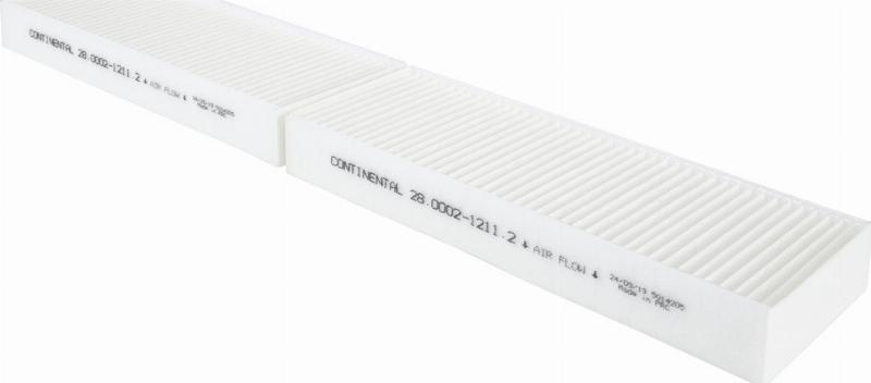 CONTINENTAL 28.0002-1211.2 - Filtru, aer habitaclu aaoparts.ro