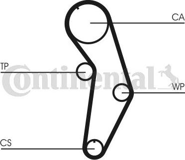 CONTITECH CT 908 - Curea de distributie aaoparts.ro