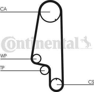 CONTITECH CT846WP3 - Set pompa apa + curea dintata aaoparts.ro