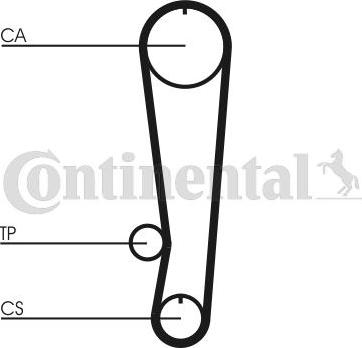 CONTITECH CT 808 - Curea de distributie aaoparts.ro