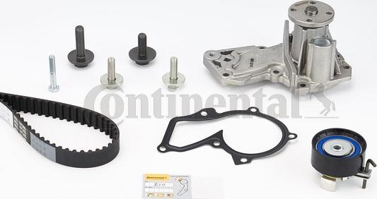 CONTITECH CT 881 WP2 - Set pompa apa + curea dintata aaoparts.ro