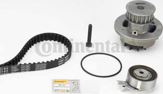 CONTITECH CT874WP2 - Set pompa apa + curea dintata aaoparts.ro