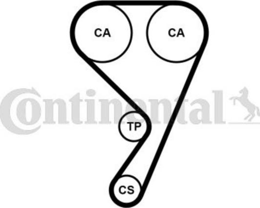 CONTINENTAL CT1211 - Curea de distributie aaoparts.ro