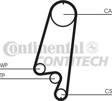CONTINENTAL CT866WP1 - Set pompa apa + curea dintata aaoparts.ro