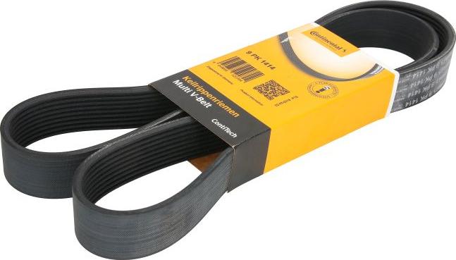 CONTINENTAL 9 PK 1414 - Curea transmisie cu caneluri aaoparts.ro