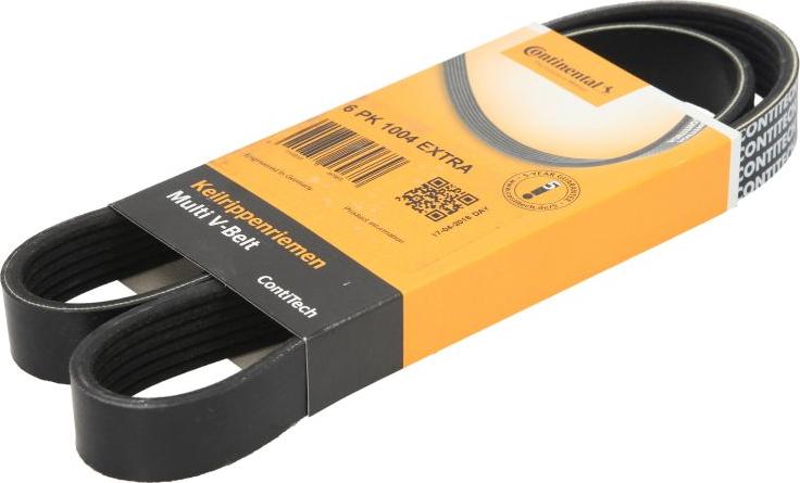 CONTINENTAL 6PK1004 EXTRA - Curea transmisie cu caneluri aaoparts.ro