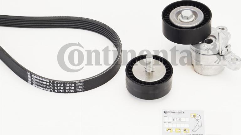 CONTINENTAL 6PK1830K1 - Set curea transmisie cu caneluri aaoparts.ro